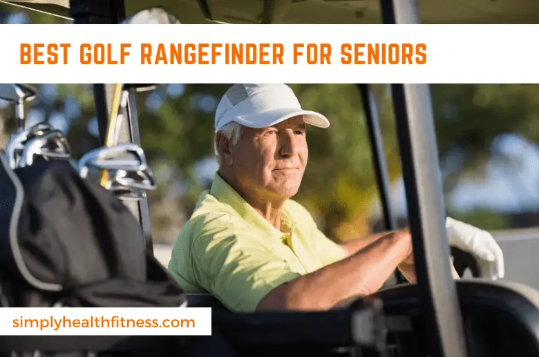 senior golf player in golf cart