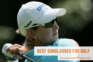woman golfer with glasses