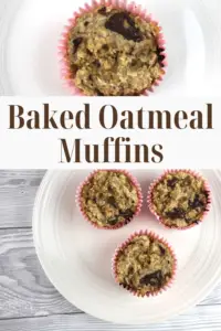 baked oatmeal muffins