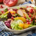 pomegranate chicken salad