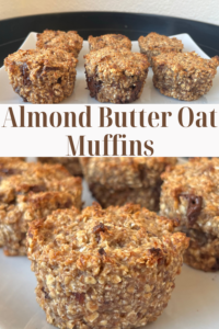 Almond Butter Oat Muffins