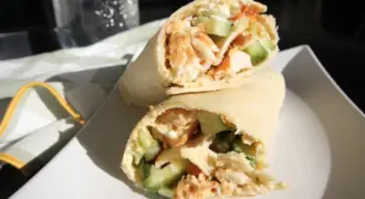 Mediterranean Chicken Wrap